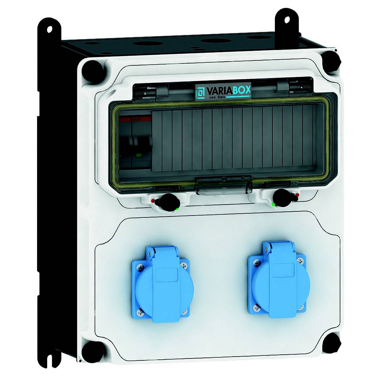 Bals Elektrotechnik 89055 Steckdosen-Verteiler Grau