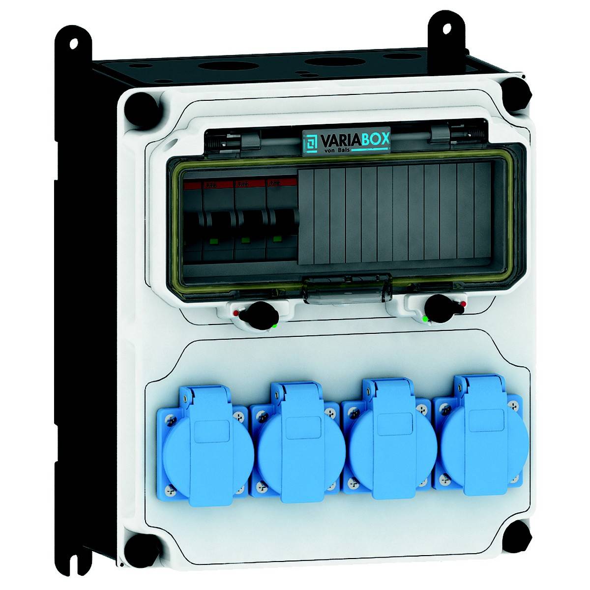 Bals Elektrotechnik 89034 Steckdosen-Verteiler Grau