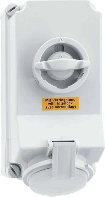 Bals Elektrotechnik 16450 16450 CEE Wandsteckdose 32.0A 3polig 250V 1St.