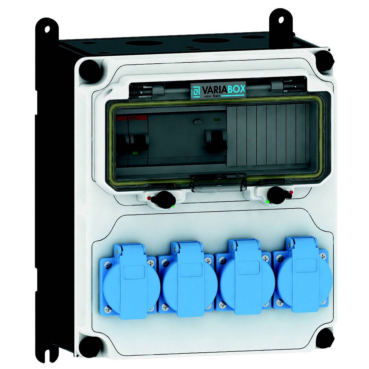 Bals Elektrotechnik 89033 Steckdosen-Verteiler Grau