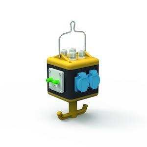 Bals Elektrotechnik 571370 Steckdosenwürfel Schwarz