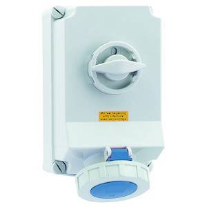 Bals Elektrotechnik 16606 16606 CEE Wandsteckdose 63.0A 3polig 230V 1St.