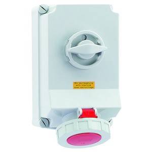 Bals Elektrotechnik 16604 16604 CEE Wandsteckdose 63.0A 4polig 400V 1St.