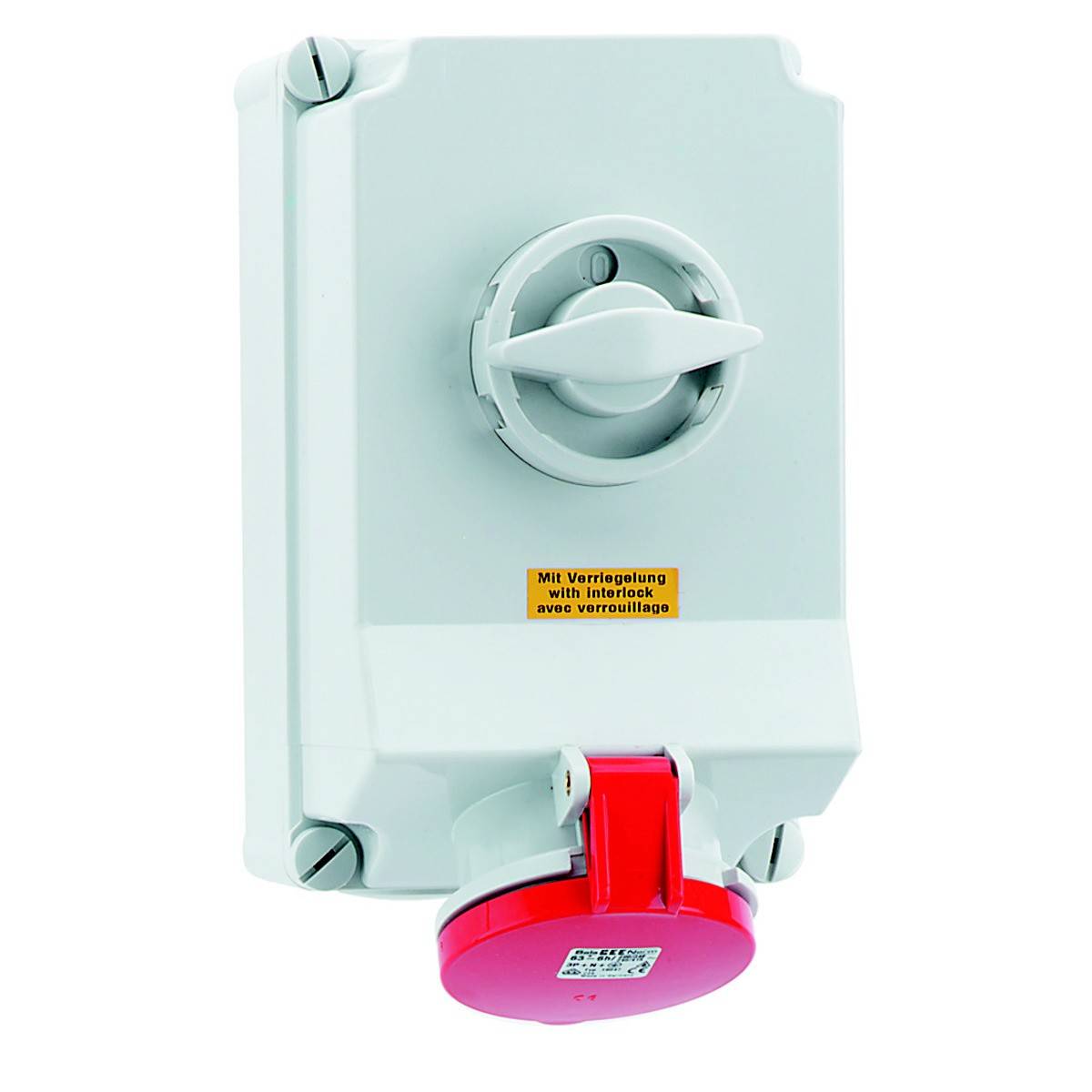 Bals Elektrotechnik 16603 16603 CEE Wandsteckdose 63.0A 5polig 400V 1St.