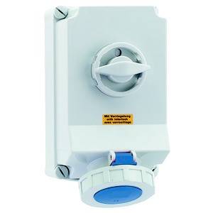 Bals Elektrotechnik 16934 16934 CEE Wandsteckdose 63.0A 4polig 230V 1St.