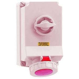 Bals Elektrotechnik 16886 16886 CEE Wandsteckdose 63.0A 5polig 400V 1St.