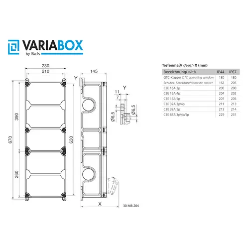 Bals Elektrotechnik CEE Stromverteiler 89144 89144 Bals Elektrotechnik CEE Stromverteiler 89144 89144
