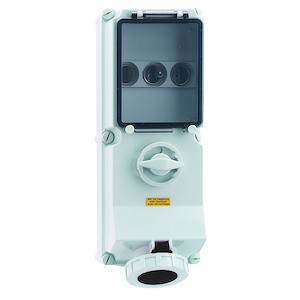 Bals Elektrotechnik 17547 17547 CEE Wandsteckdose 63.0A 4polig 500V 1St.