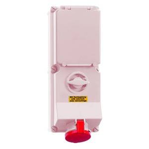 Bals Elektrotechnik 17566 17566 CEE Wandsteckdose 63.0A 5polig 400V 1St.