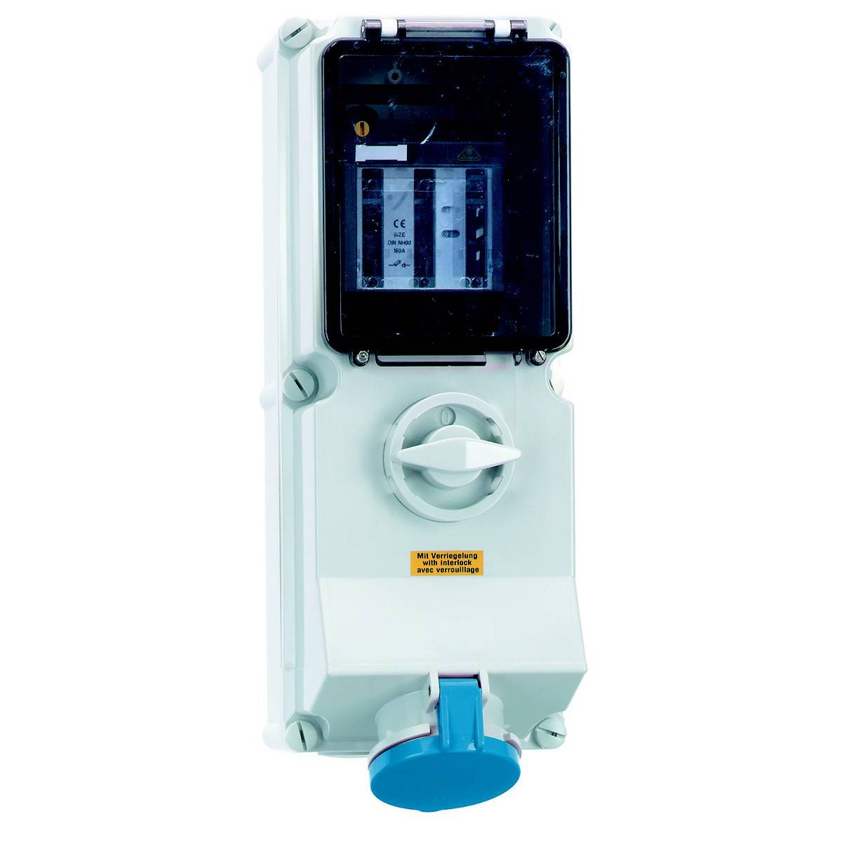 Bals Elektrotechnik 17555 17555 CEE Wandsteckdose 63.0A 4polig 230V 1St.