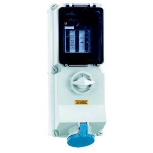 Bals Elektrotechnik 17555 17555 CEE Wandsteckdose 63.0A 4polig 230V 1St.