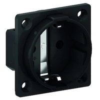 Bals Elektrotechnik 714 Anbau-Steckdose IP20 Schwarz Bals Elektrotechnik 714 Anbau-Steckdose IP20 Schwarz