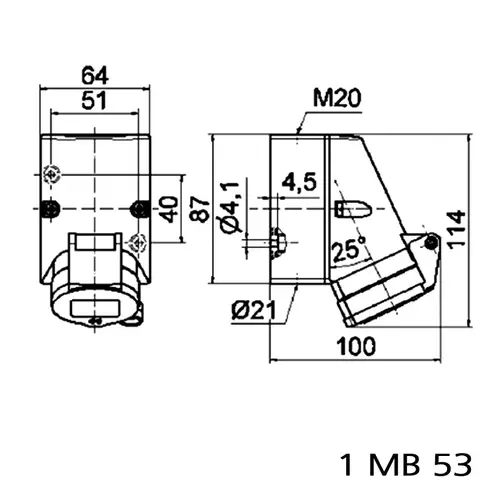 Bals Elektrotechnik 119 119 CEE Wandsteckdose 16.0A 3polig 230V 1St. Bals Elektrotechnik 119 119 CEE Wandsteckdose 16.0A 3polig 230V 1St.