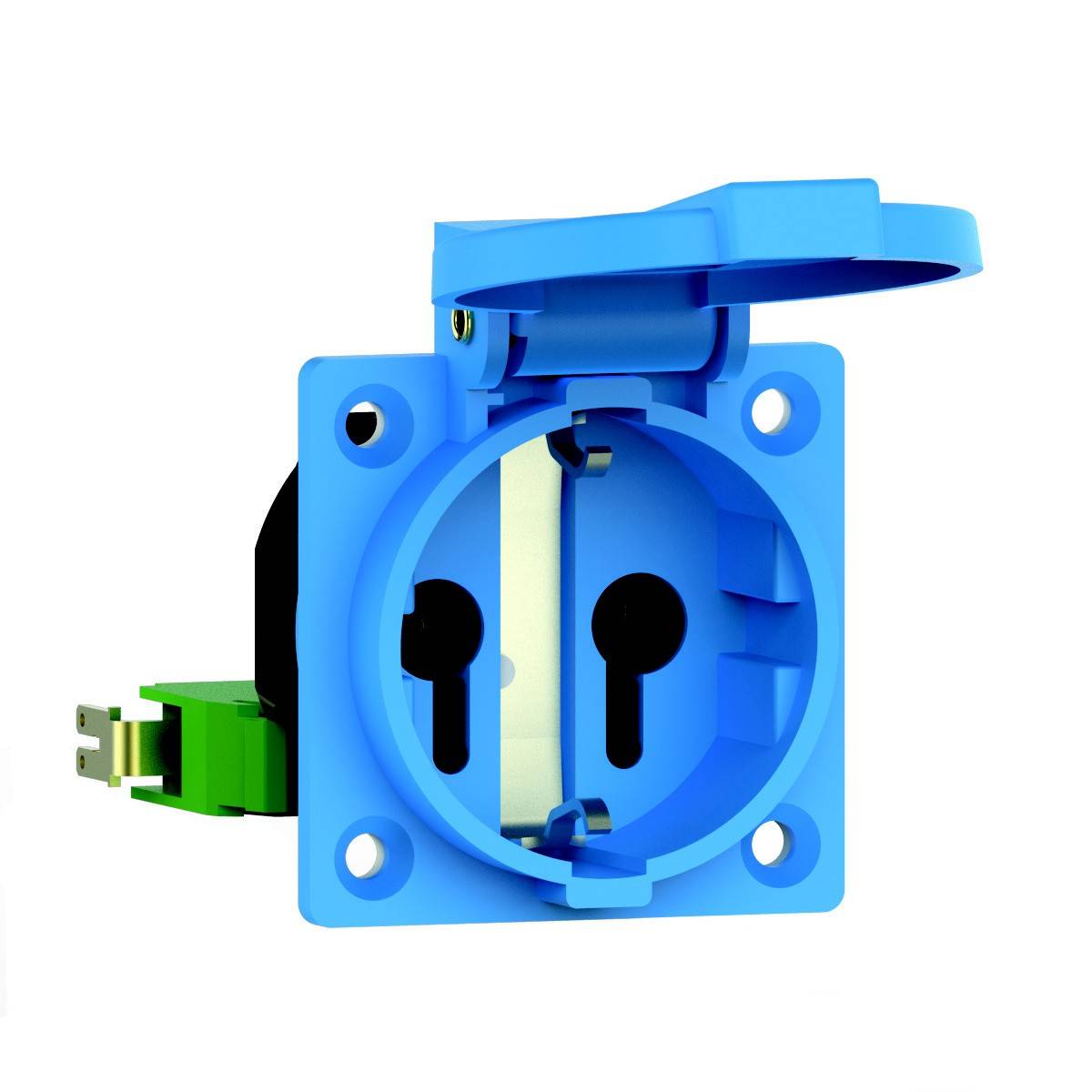 Bals Elektrotechnik 7154 Anbau-Steckdose IP54 Blau