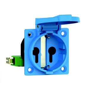 Bals Elektrotechnik 7154 Anbau-Steckdose IP54 Blau