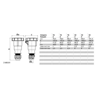 Bals Elektrotechnik 310346 310346 CEE Kupplung 16.0A 5polig 400V 1St. Bals Elektrotechnik 310346 310346 CEE Kupplung 16.0A 5polig 400V 1St.