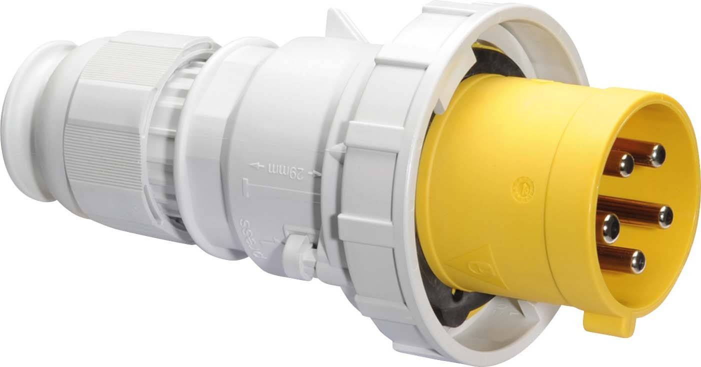 Bals Elektrotechnik 2187 2187 CEE Stecker 63.0A 5polig 110V 1St.