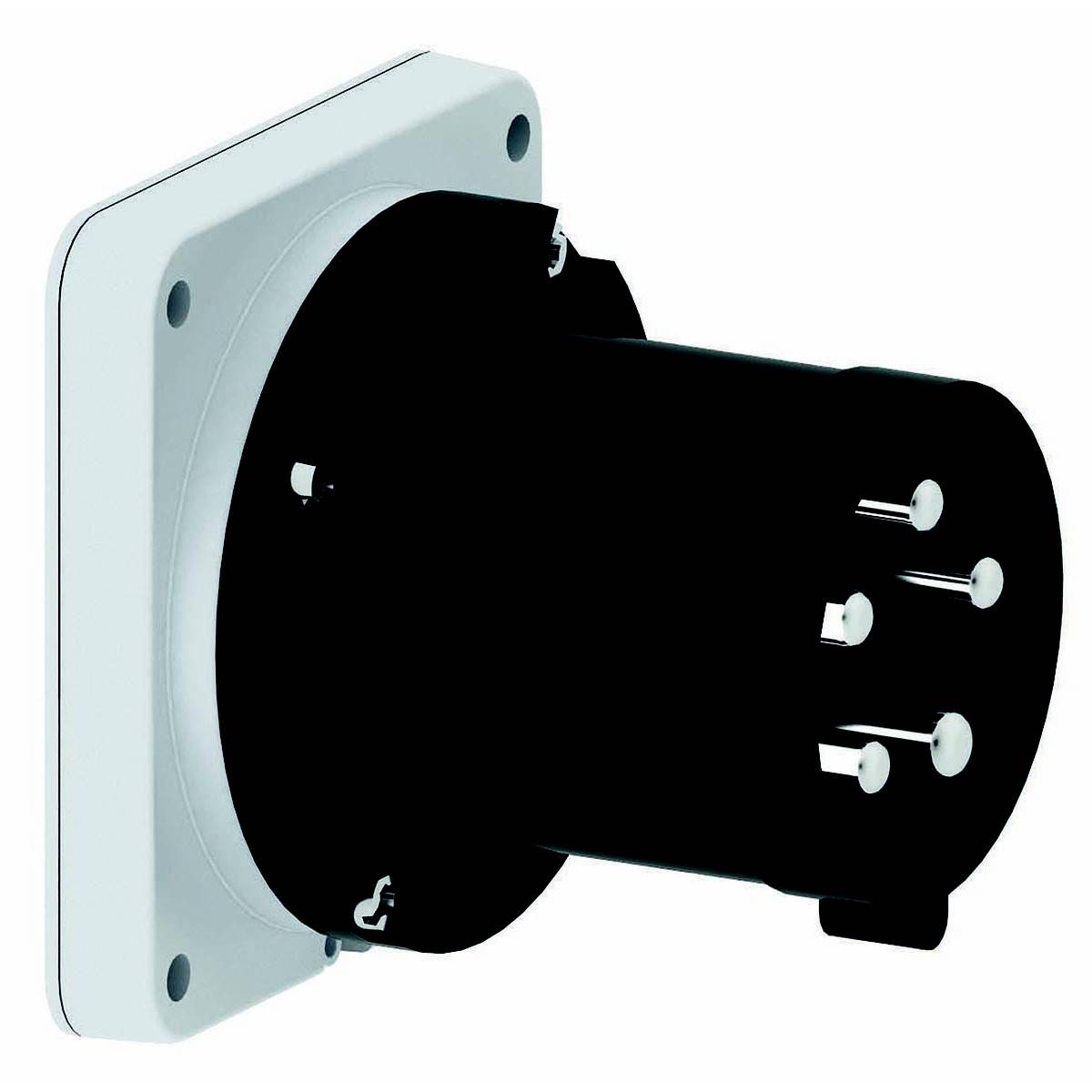 Bals Elektrotechnik 2858 2858 CEE Anbaustecker 63.0A 5polig 500V 1St.