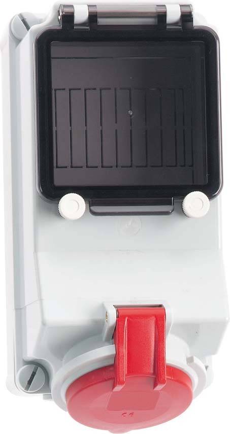 Bals Elektrotechnik 1584 1584 CEE Wandsteckdose 32.0A 4polig 400V 1St.