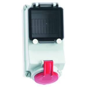 Bals Elektrotechnik 1584 1584 CEE Wandsteckdose 32.0A 4polig 400V 1St.