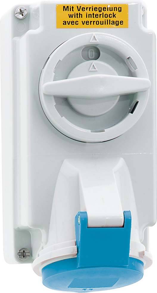 Bals Elektrotechnik 1641 1641 CEE Wandsteckdose 16.0A 4polig 230V 1St.