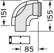 Vaillant 303836 Bogen Weiß