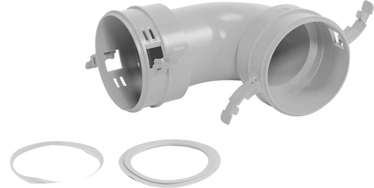 Vaillant 20176826 Bogen Passend für Rohr-Durchmesser: 75mm