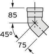 Vaillant 303259 45 Grad Bogen