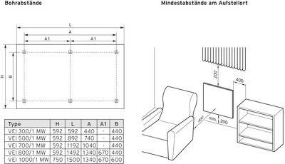 Vaillant 10023195 Infrarotheizung Weiß