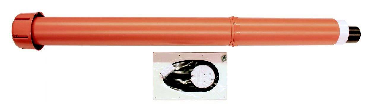 Oranges, zylindrisches Bauteil mit einem kleinen, rechteckigen Bild darunter, auf dem ein ovales schwarzes Objekt mit weißen Markierungen zu sehen ist.