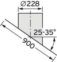 Vaillant 20130600 Dachdurchführung