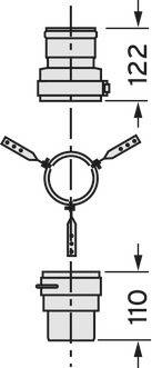 Vaillant 20021008 Adapter-Stück