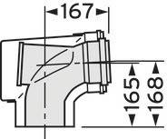 Vaillant 20106383 Übergangsstück Weiß