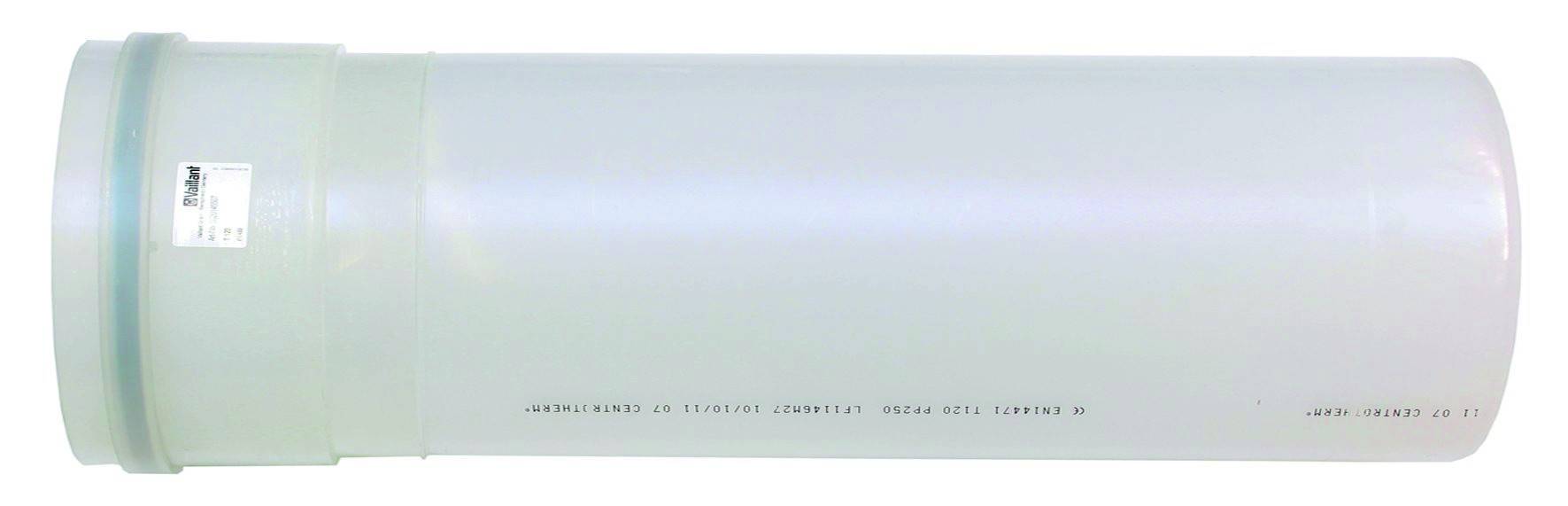 Vaillant 20106567 Montagerohr (Ø x L) 250mm x 2000.00mm Weiß