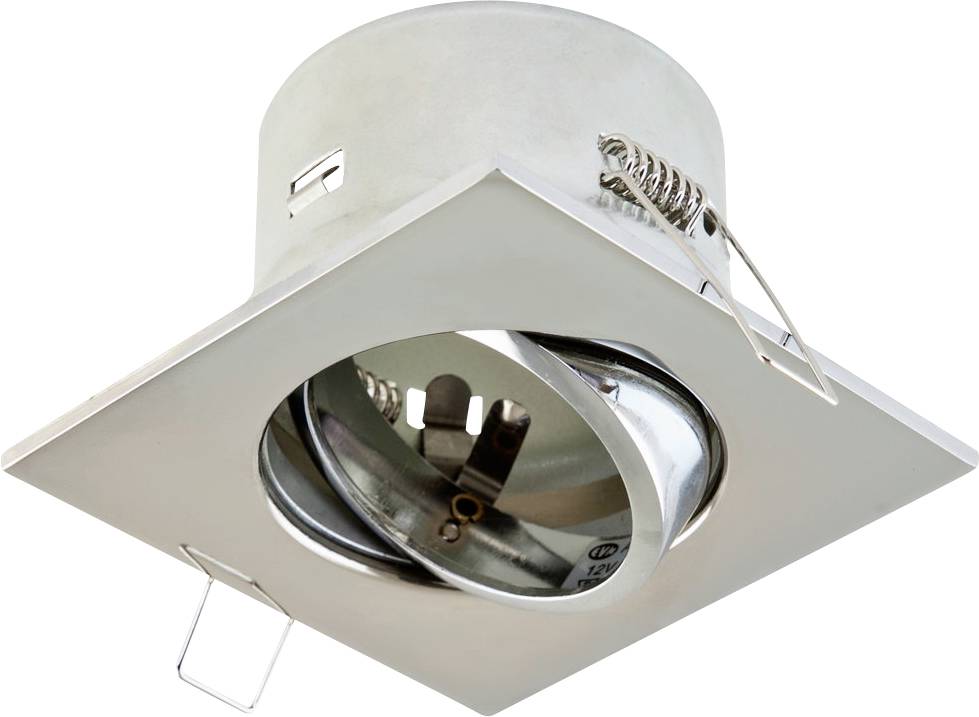 Technische Zeichnung eines Steckdosenanschlusses: Front- und Seitenansicht mit Maßangaben. Frontaldurchmesser 90 mm, Höhe 51,5 mm.