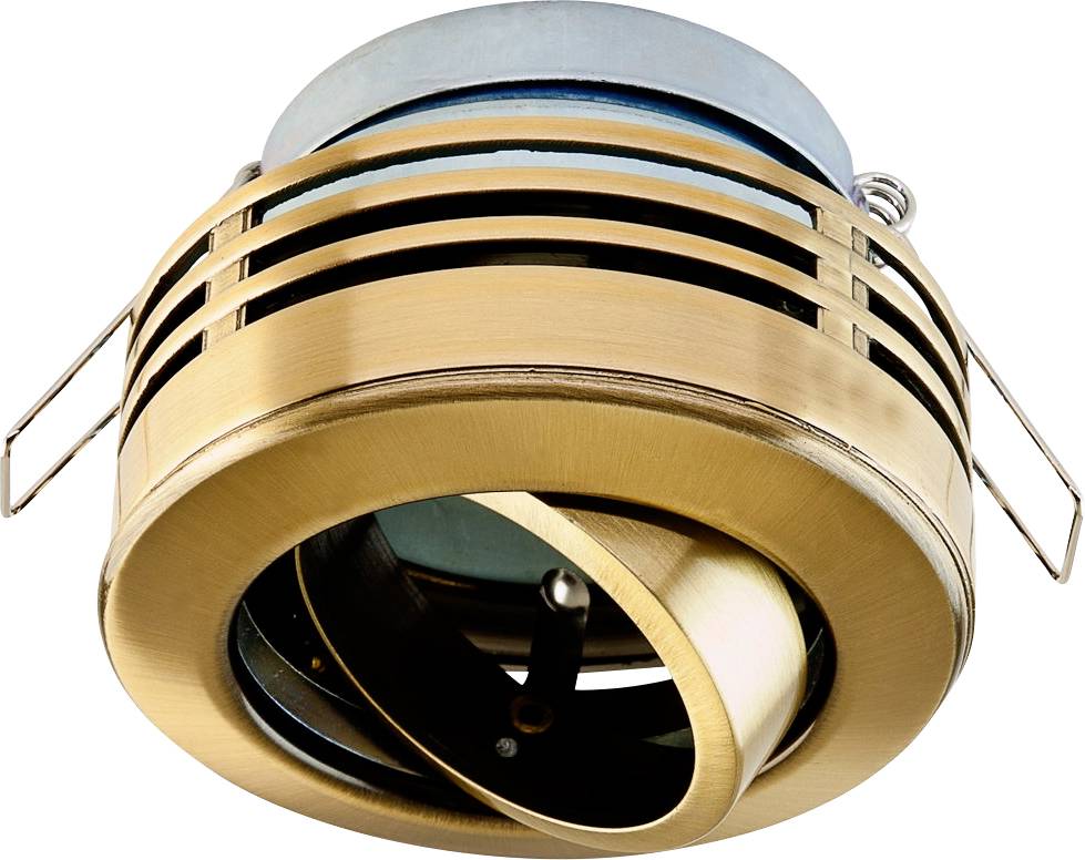 Technische Zeichnung eines zylindrischen Teils mit Maßen und Details eines Mechanismus. Oben Draufsicht; unten Seitenansicht.