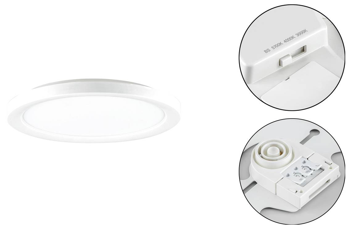 EVN AP33300125 AP33300125 LED-Deckenleuchte LED Weiß