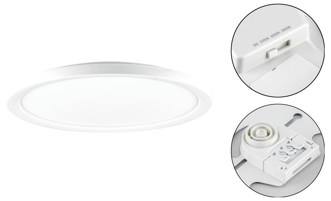 EVN AP44400125 AP44400125 LED-Deckenleuchte LED Weiß