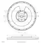 EVN AP54500125 AP54500125 LED-Deckenleuchte LED Weiß EVN AP54500125 AP54500125 LED-Deckenleuchte LED Weiß
