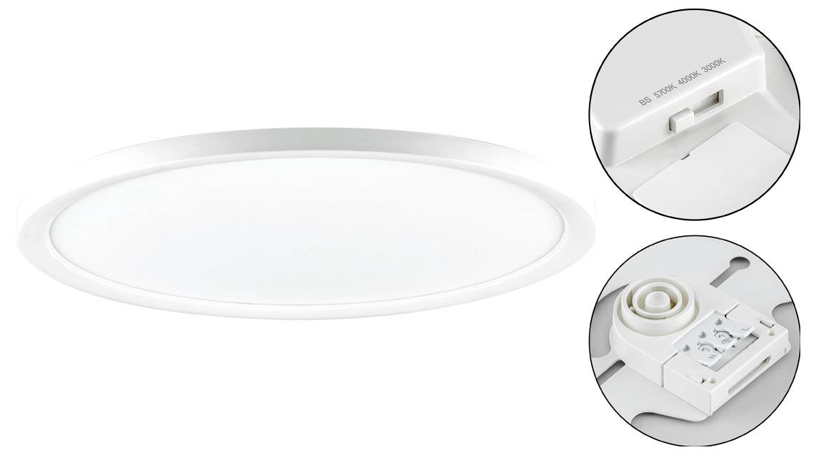 EVN AP54500125 AP54500125 LED-Deckenleuchte LED Weiß