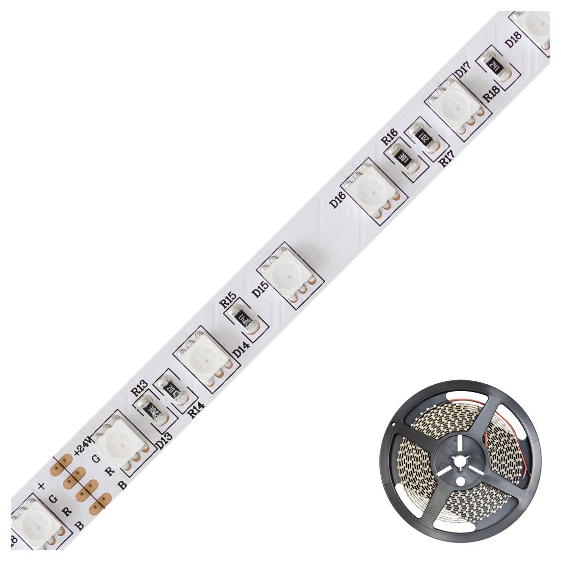 EVN LSTRSB2024305099 LED-Streifen mit Lötanschluss 24V 5000mm RGB 1St.