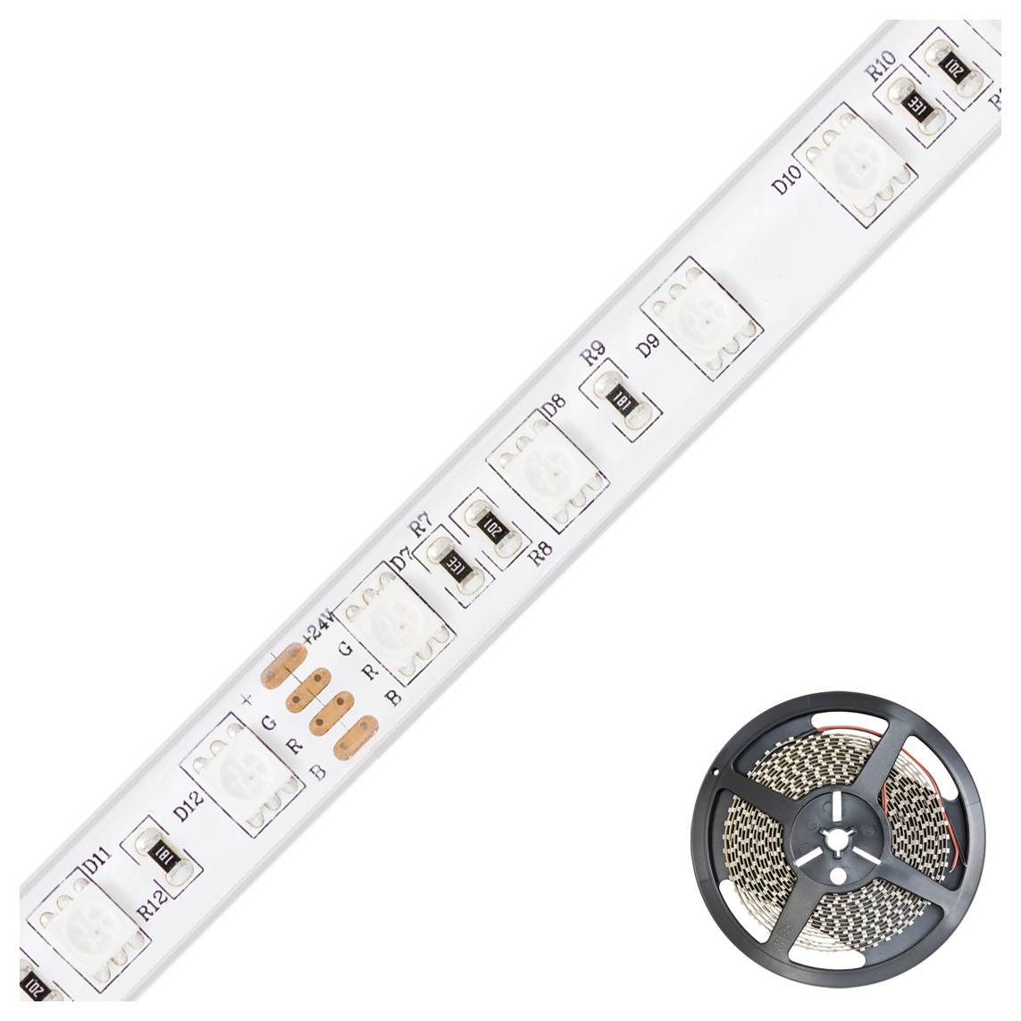 EVN LSTRSB6724305099 LED-Streifen mit Lötanschluss 24V 5000mm RGB 1St.