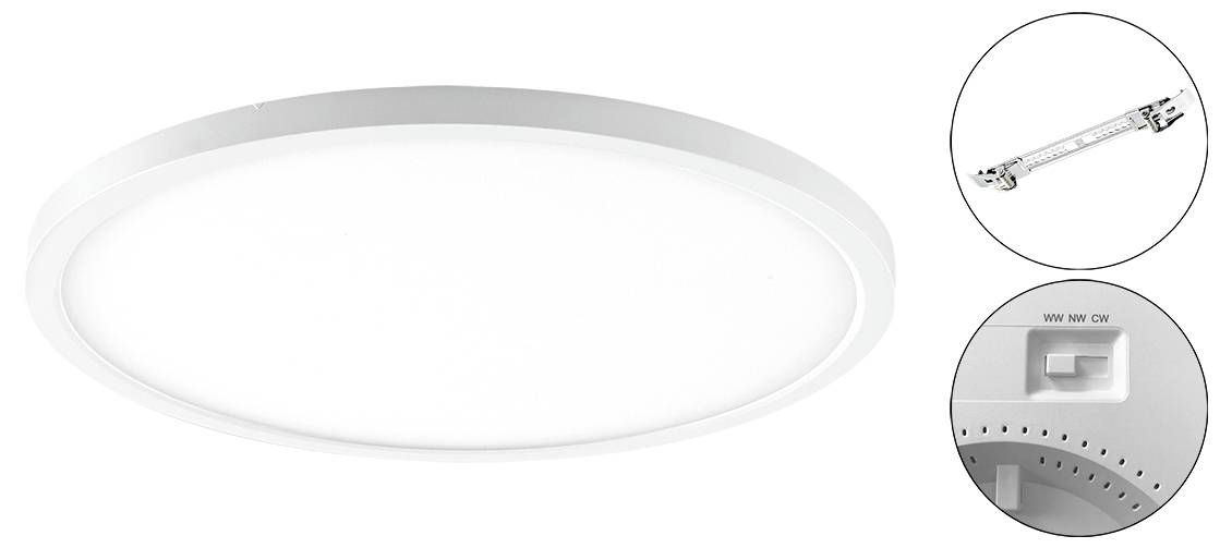 EVN LPRV290125 LPRV290125 LED-Einbaupanel LED 24W Weiß