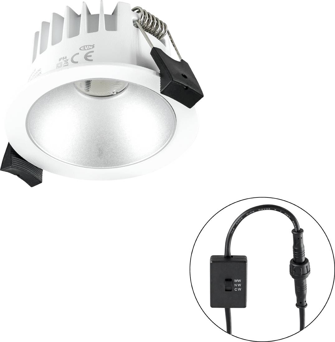 EVN C54N06011425 C54N06011425 LED-Einbauleuchte LED 6W Weiß