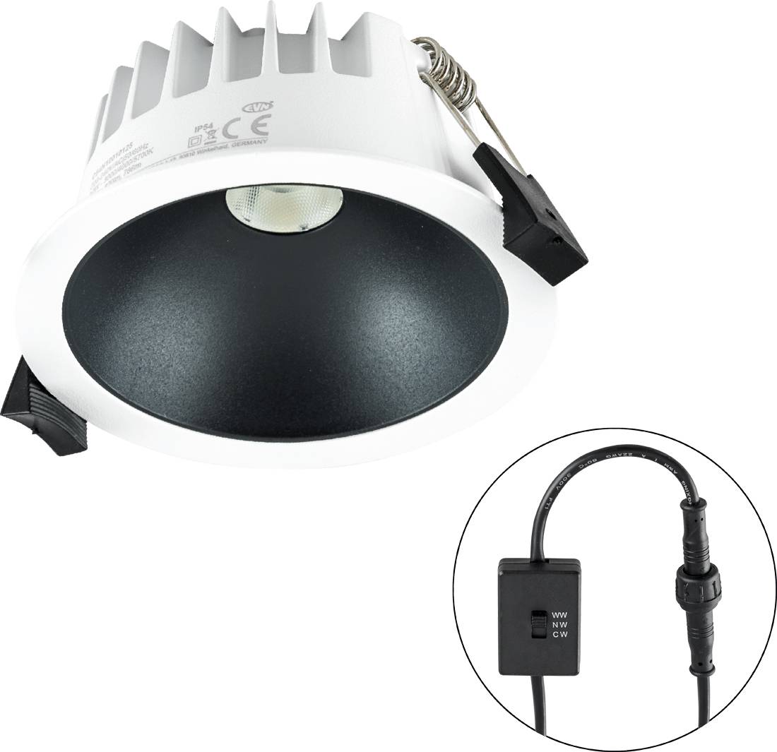 EVN C54N10010925 C54N10010925 LED-Einbauleuchte LED 10W Weiß