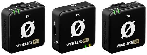 Rode Ansteck Mikrofon-Set Wireless ME Dual Übertragungsart (Details):Funk inkl. Kabel, inkl. Windsc