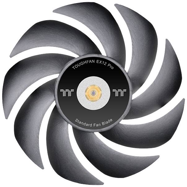 Thermaltake TOUGHFAN EX12 Pro PC-Gehäuse-Lüfter Schwarz