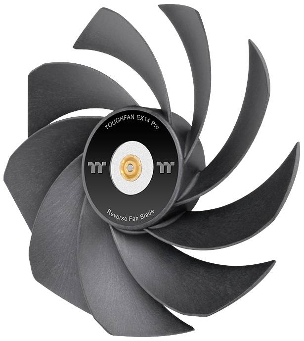 Thermaltake TOUGHFAN EX14 Pro PC-Gehäuse-Lüfter Schwarz