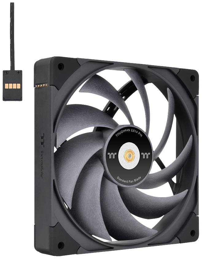 Thermaltake TOUGHFAN EX14 Pro PC-Gehäuse-Lüfter Schwarz