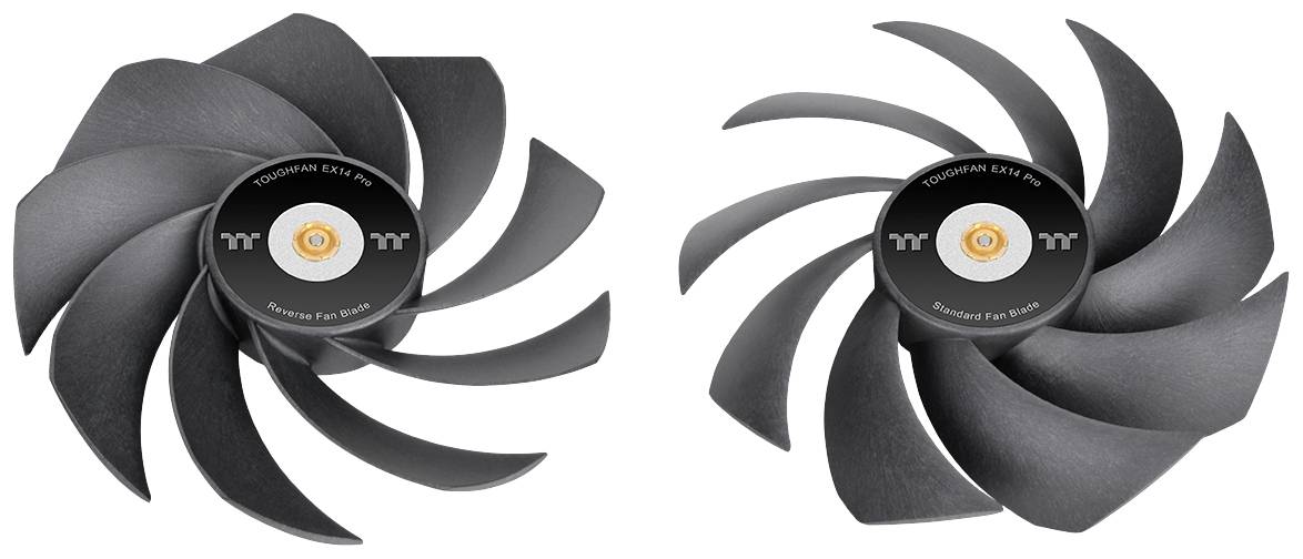Thermaltake TOUGHFAN EX14 Pro PC-Gehäuse-Lüfter Schwarz